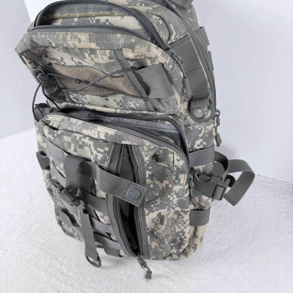 Protector Plus ACU Digital Camo Tactical Backpack MOLLE Hydration Military Pack